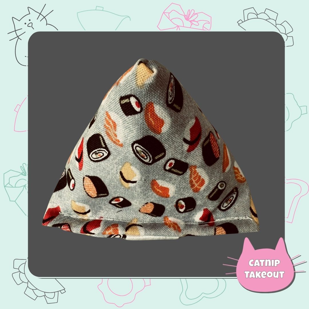 Sushi Catnip Cat Toy Happy Sack - CatnipTakeout