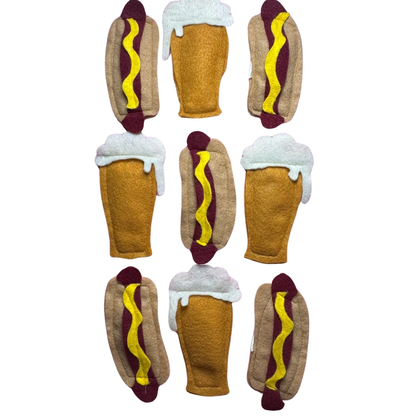 Hot Dog Catnip Toy