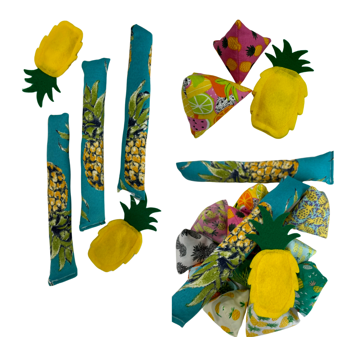 Pineapple Catnip Cat Toy Happy Sack