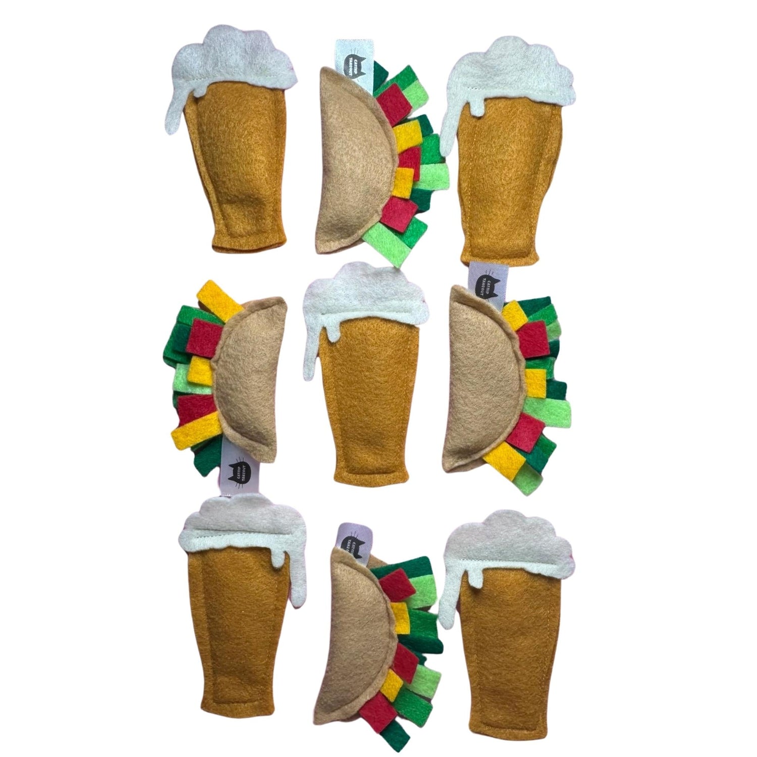 Felt Fun Catnip Cat Toys