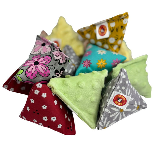Spring Cat Toy with Catnip | Pyramid Happy Sack