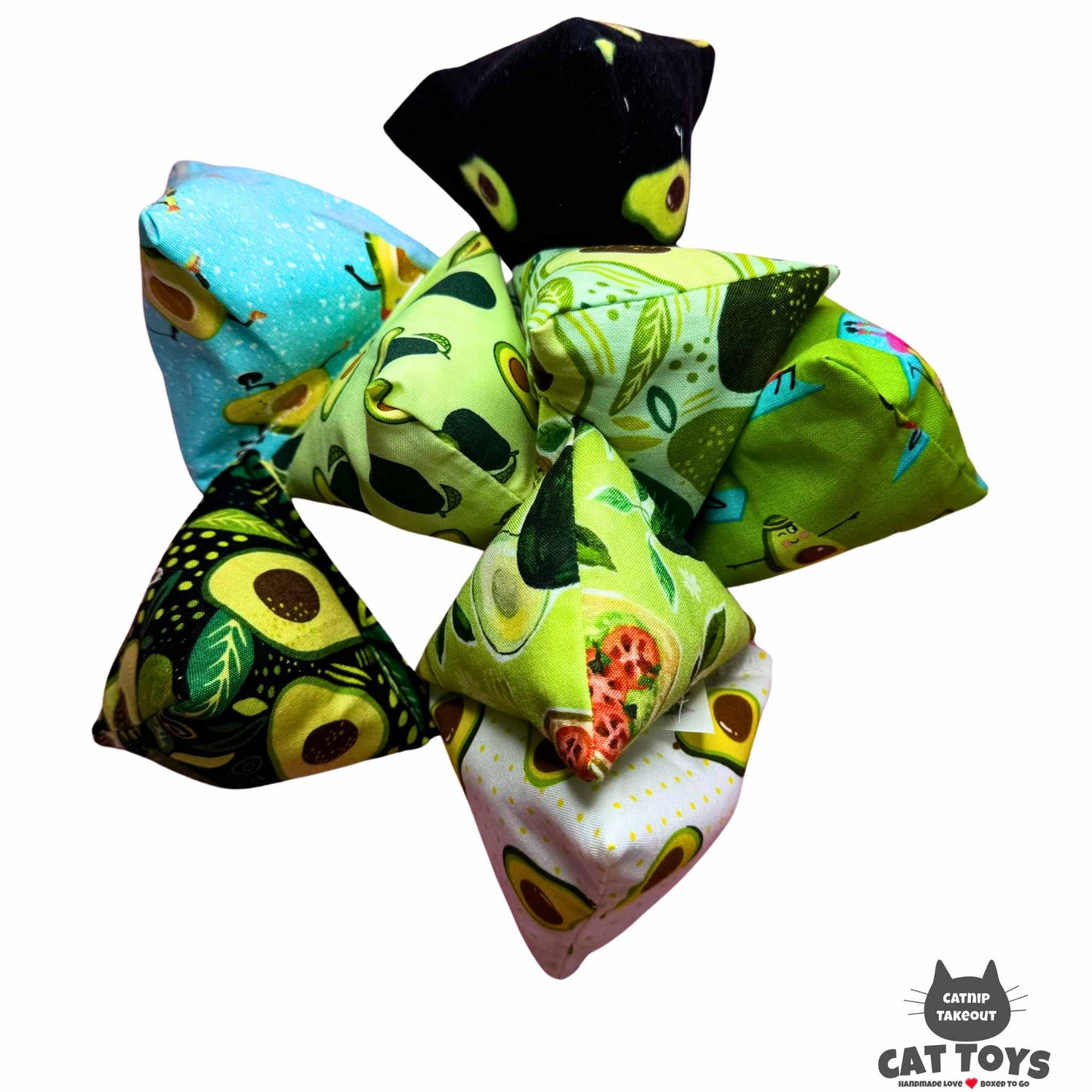 Avocado Catnip Cat Toy Happy Sack - CatnipTakeout