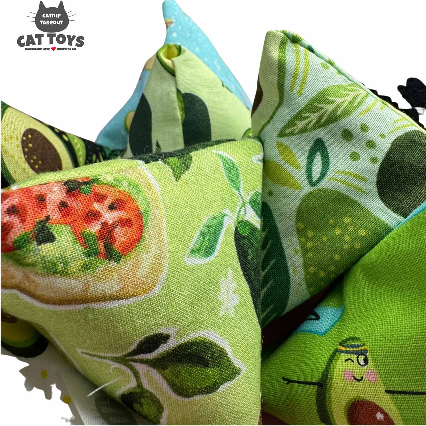 Avocado Catnip Cat Toy Happy Sack - CatnipTakeout