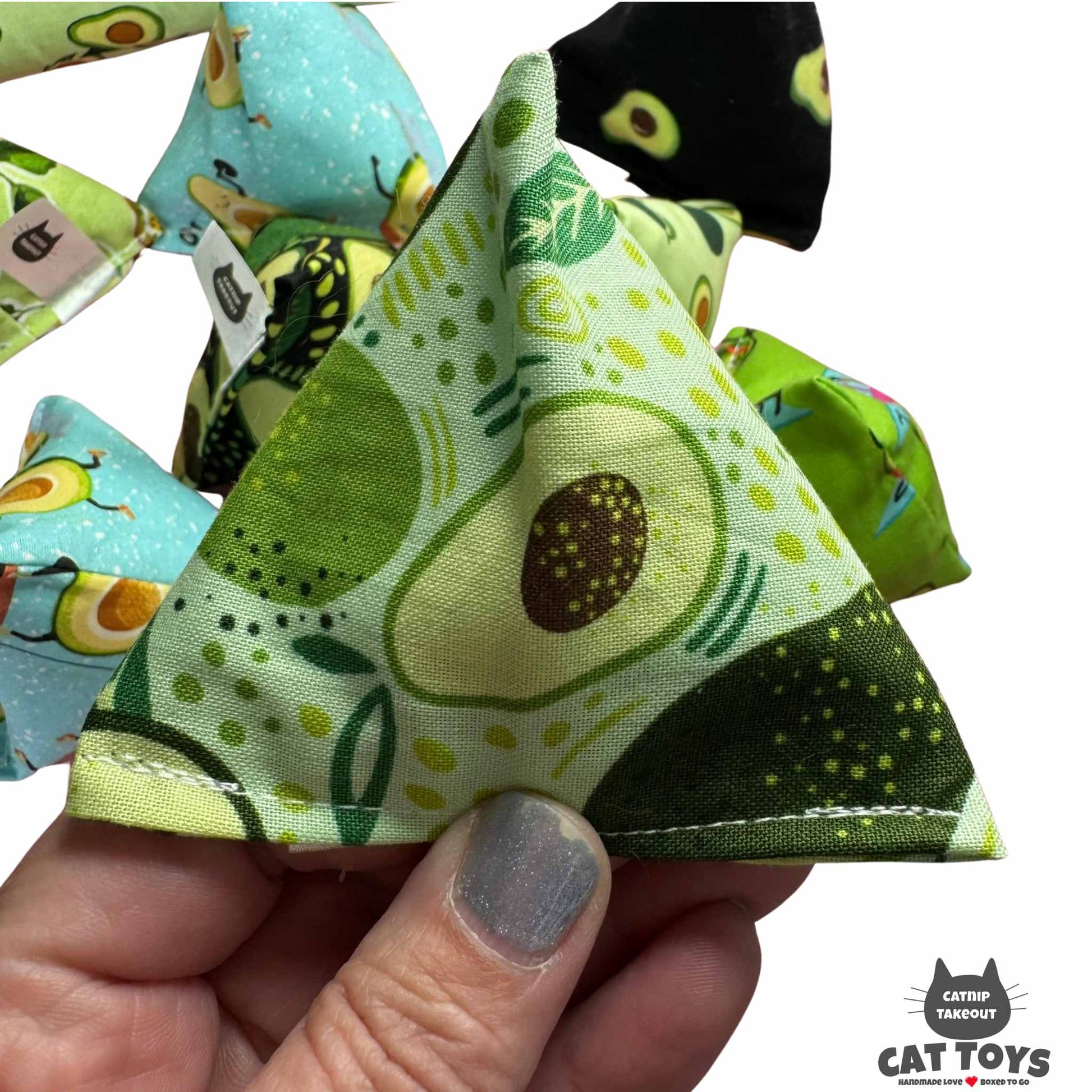 Avocado Catnip Cat Toy Happy Sack - CatnipTakeout
