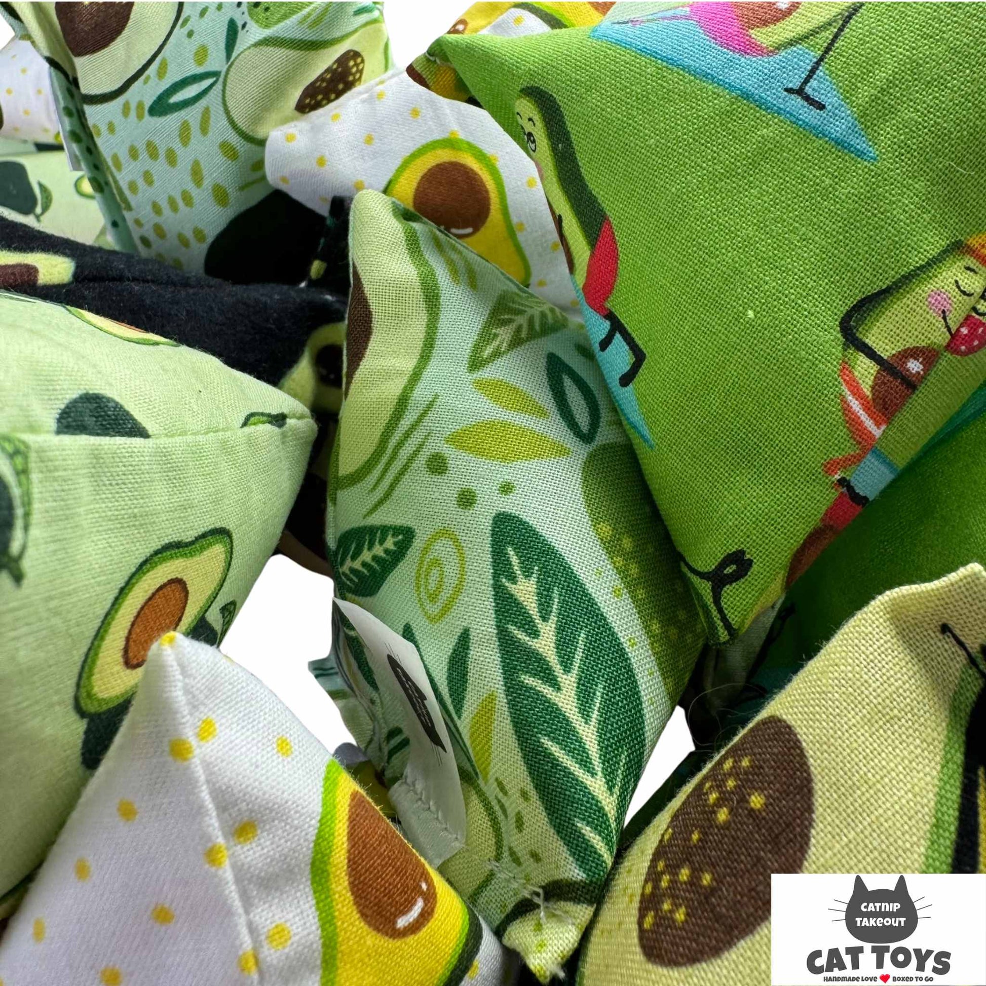 Avocado Catnip Cat Toy Happy Sack - CatnipTakeout