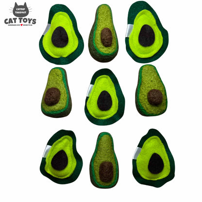 Avocado Catnip Toy | Wool Felted - CatnipTakeout