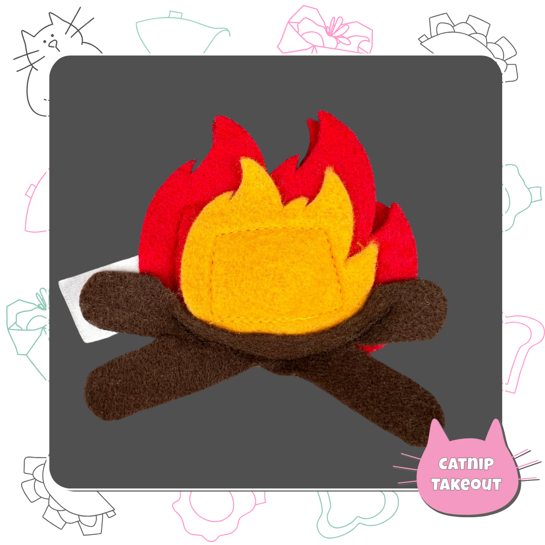 Smores Cat Toy Filled with CatnipPurrfect Adventure by CatnipTakeout