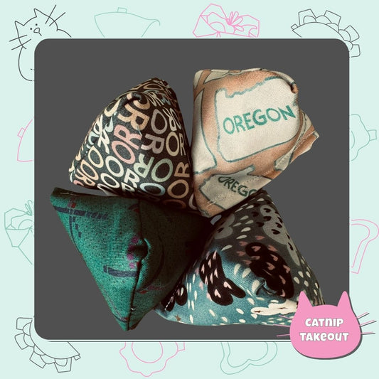 Oregon Catnip Cat Toy Happy Sack - CatnipTakeout Let Shelby Pick !