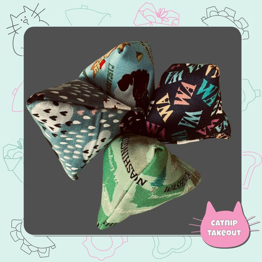 Washington Catnip Cat Toy Happy Sack - CatnipTakeout Let Shelby Pick !