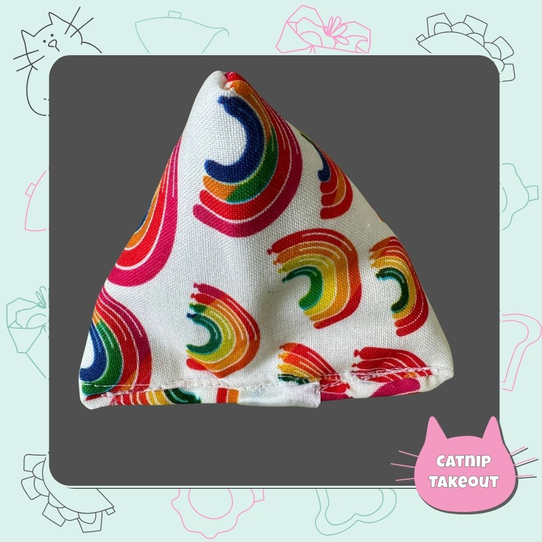 Rainbow | Love All | Pride Catnip Cat Toy Happy Sack - CatnipTakeout