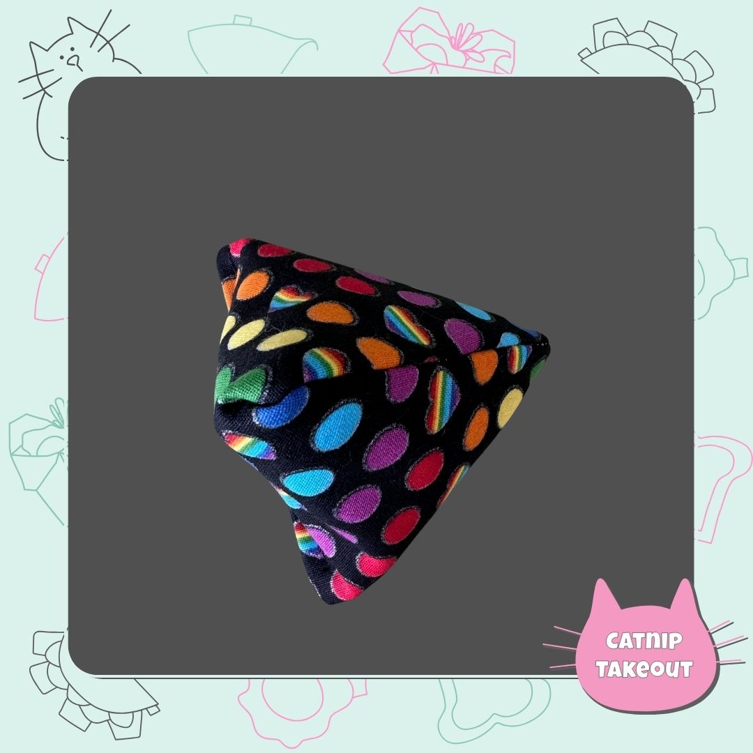 Rainbow | Love All | Pride Catnip Cat Toy Happy Sack - CatnipTakeout