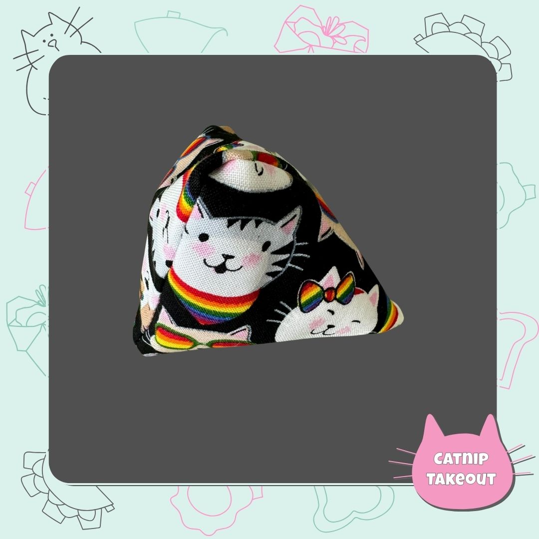 Rainbow | Love All | Pride Catnip Cat Toy Happy Sack - CatnipTakeout