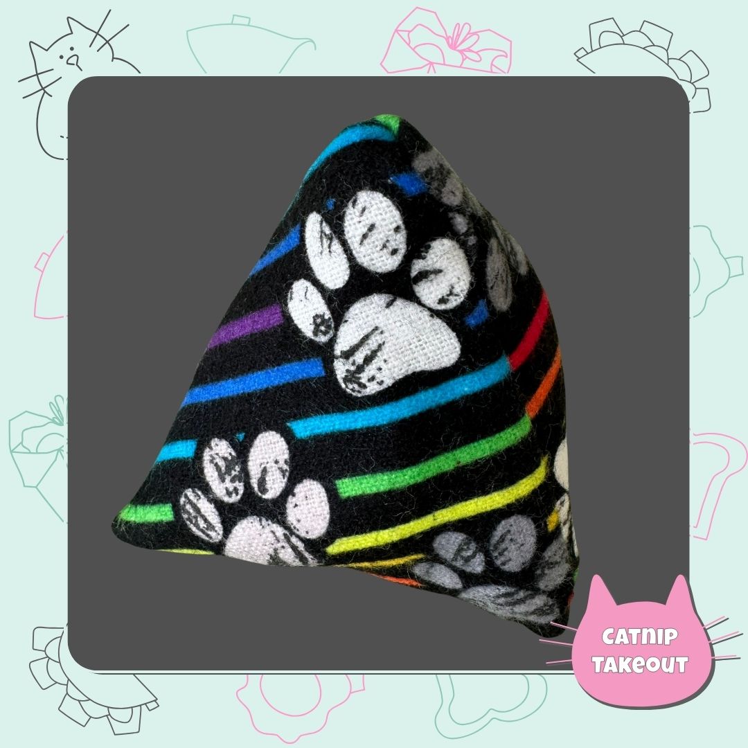 Rainbow | Love All | Pride Catnip Cat Toy Happy Sack - CatnipTakeout