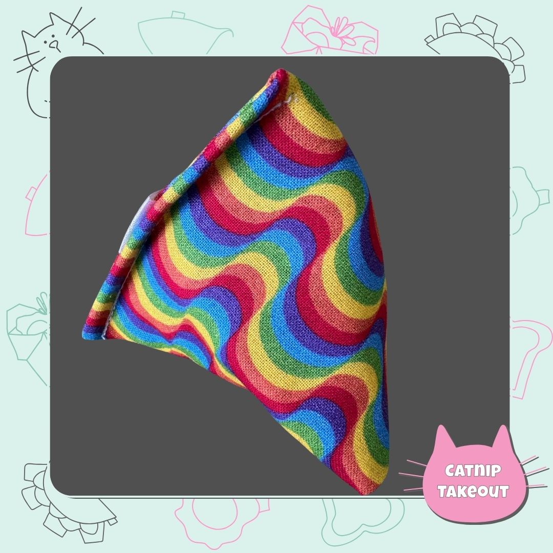 Rainbow | Love All | Pride Catnip Cat Toy Happy Sack - CatnipTakeout