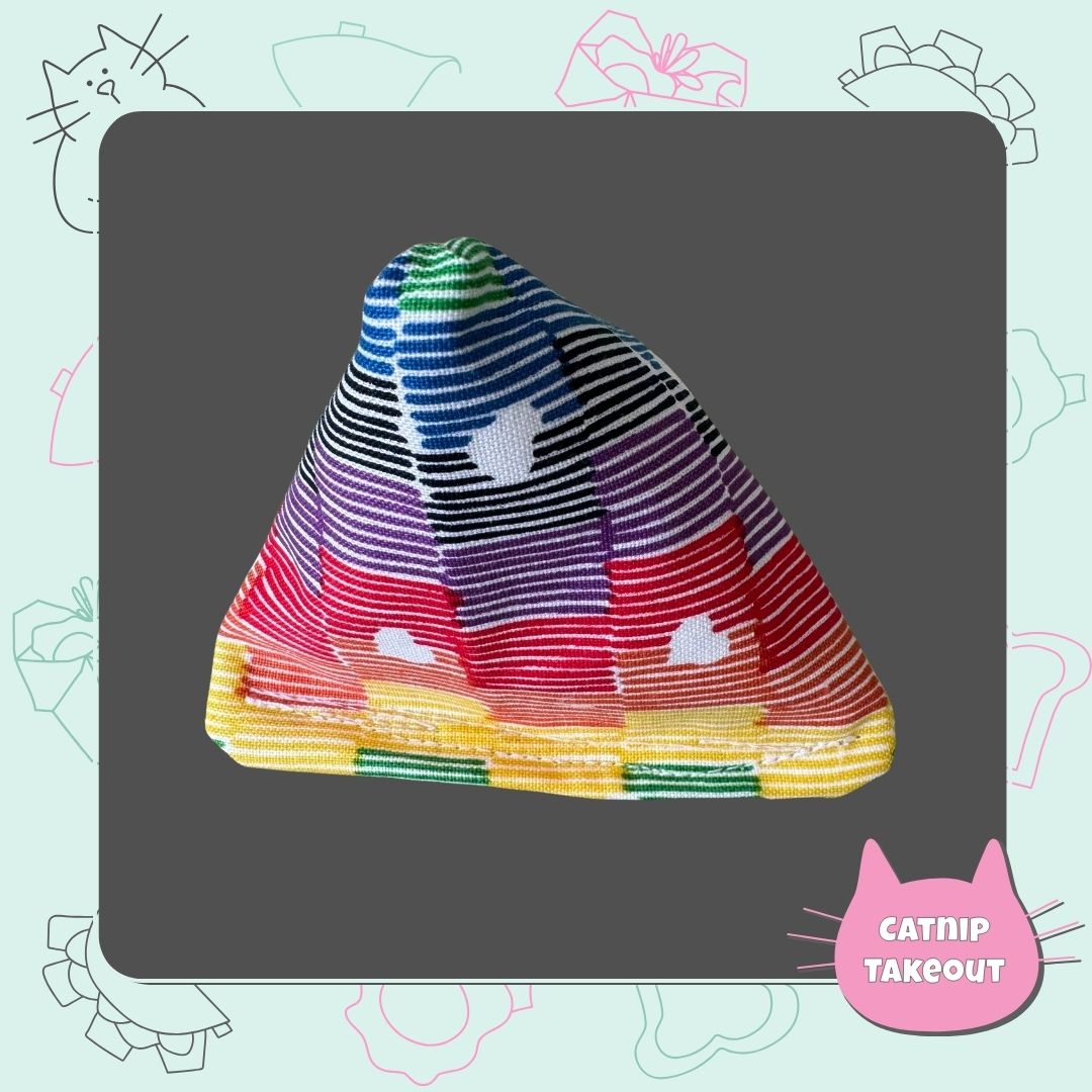 Rainbow | Love All | Pride Catnip Cat Toy Happy Sack - CatnipTakeout