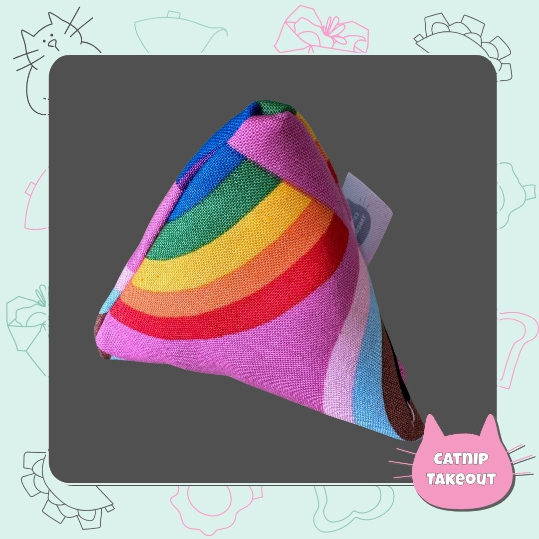 Rainbow | Love All | Pride Catnip Cat Toy Happy Sack - CatnipTakeout