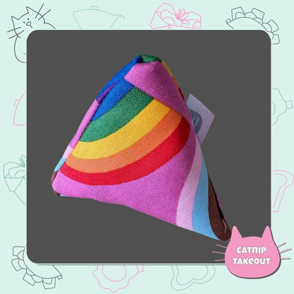 Rainbow | Love All | Pride Catnip Cat Toy Happy Sack - CatnipTakeout