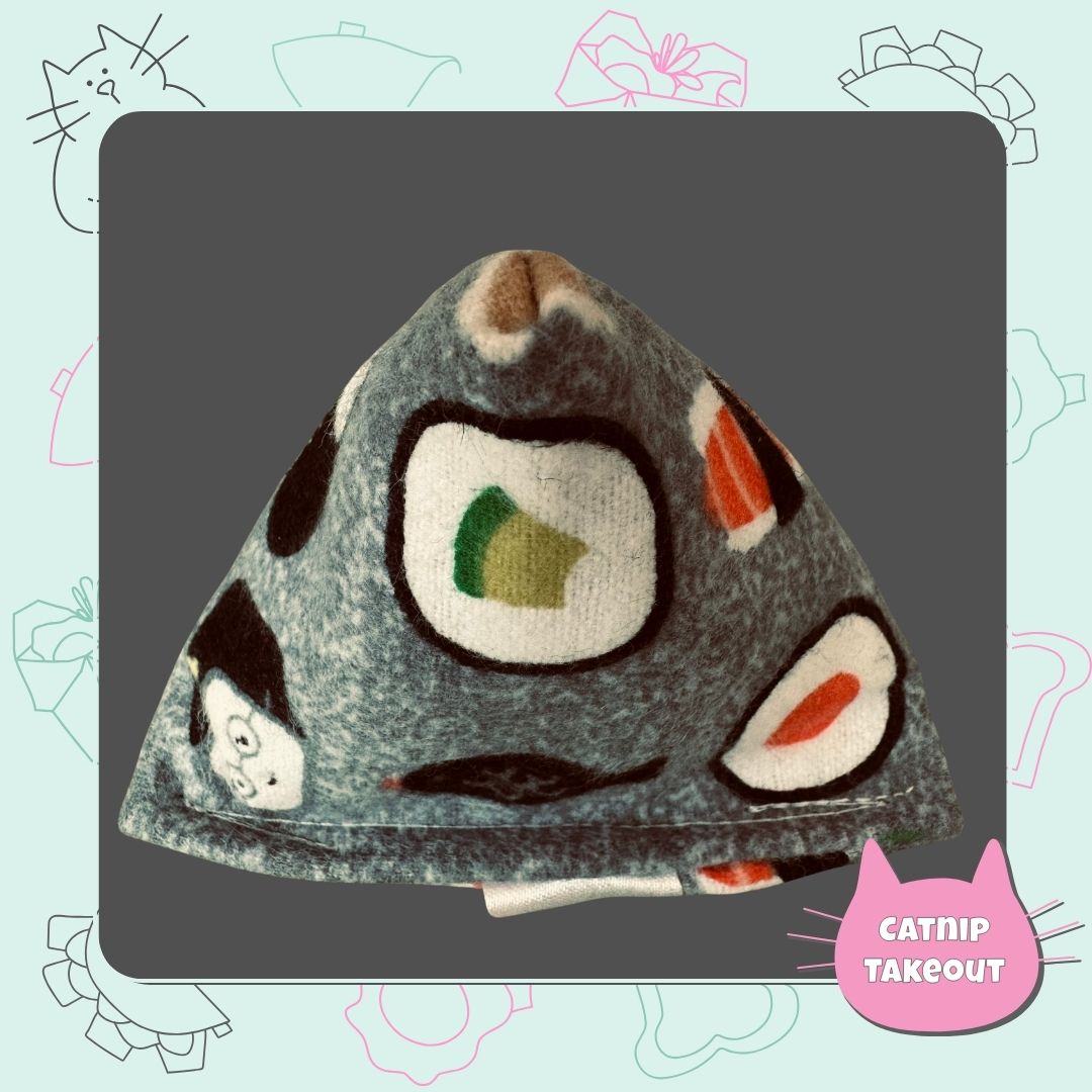 Sushi Catnip Cat Toy Happy Sack - CatnipTakeout