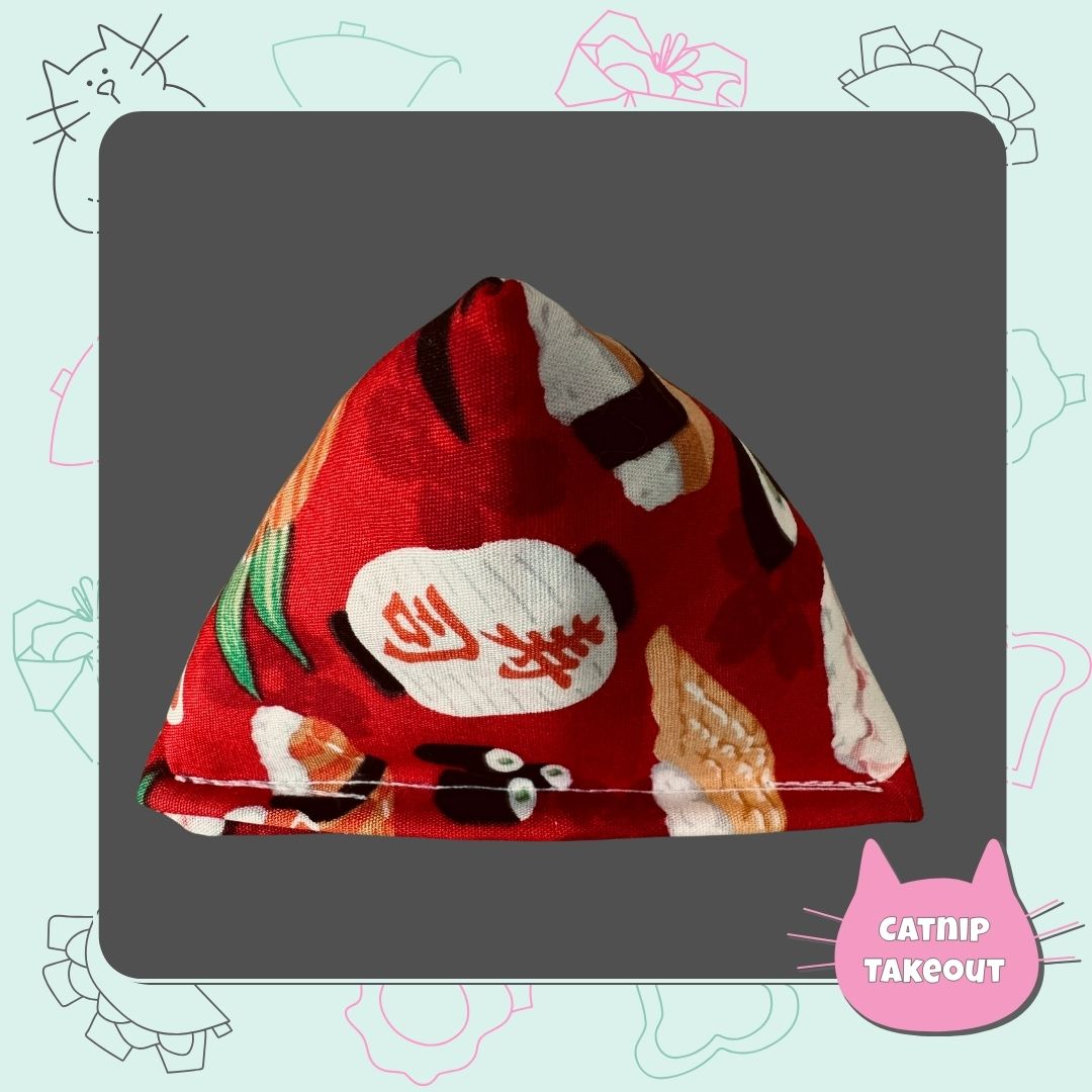 Sushi Catnip Cat Toy Happy Sack - CatnipTakeout