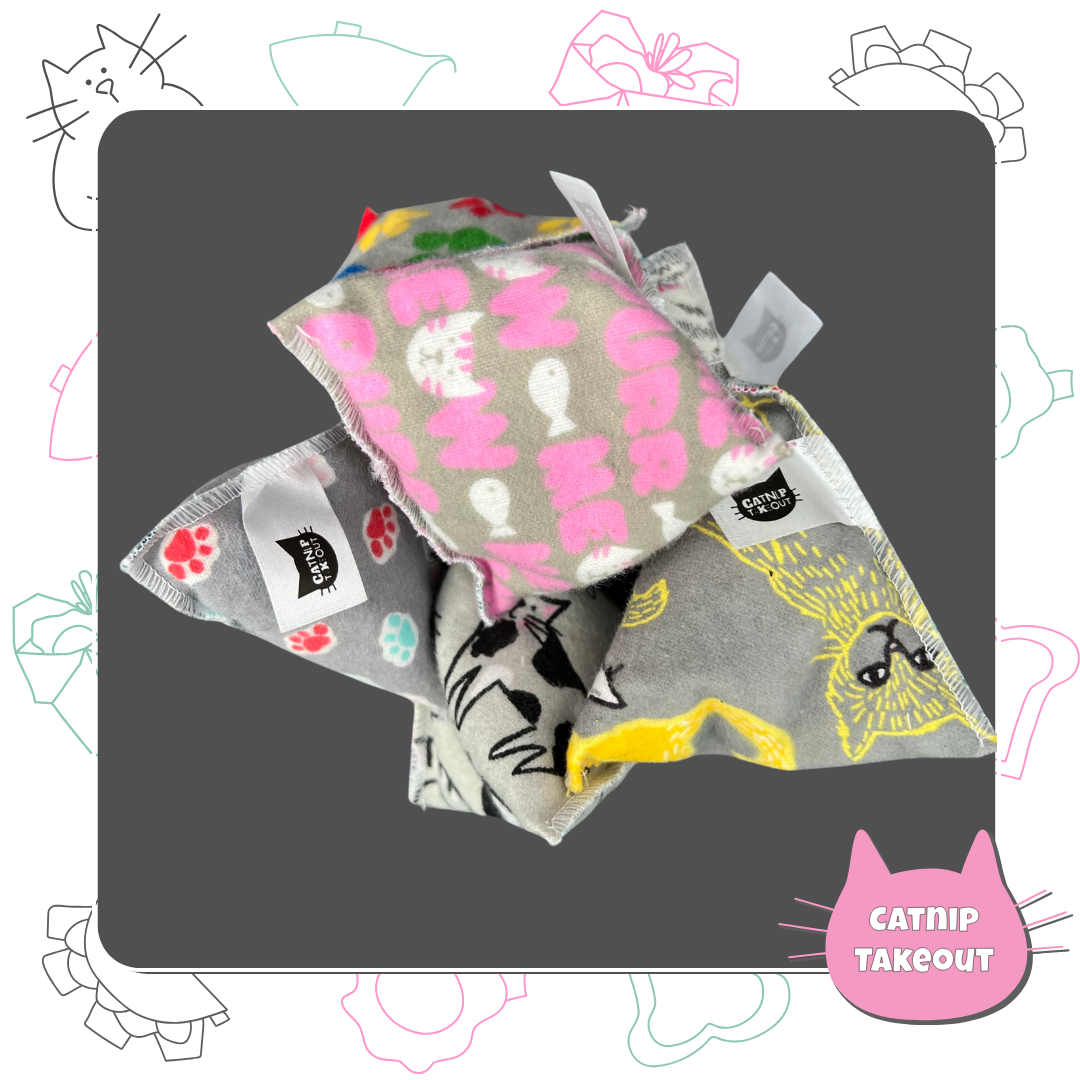 Kitty Catnip Cat Toy Happy Sack - CatnipTakeout