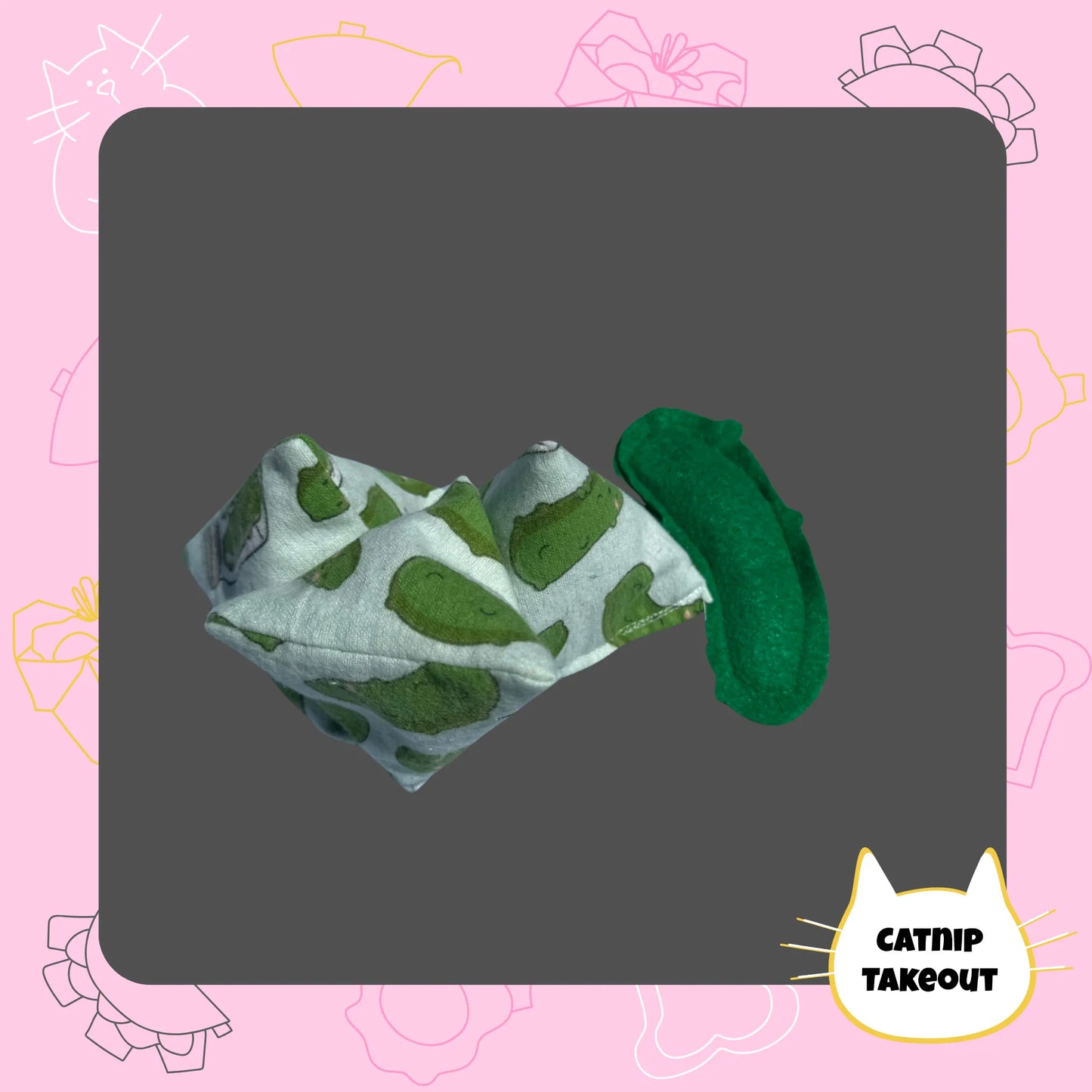 Pickle Catnip Cat Toy Happy Sack - CatnipTakeout