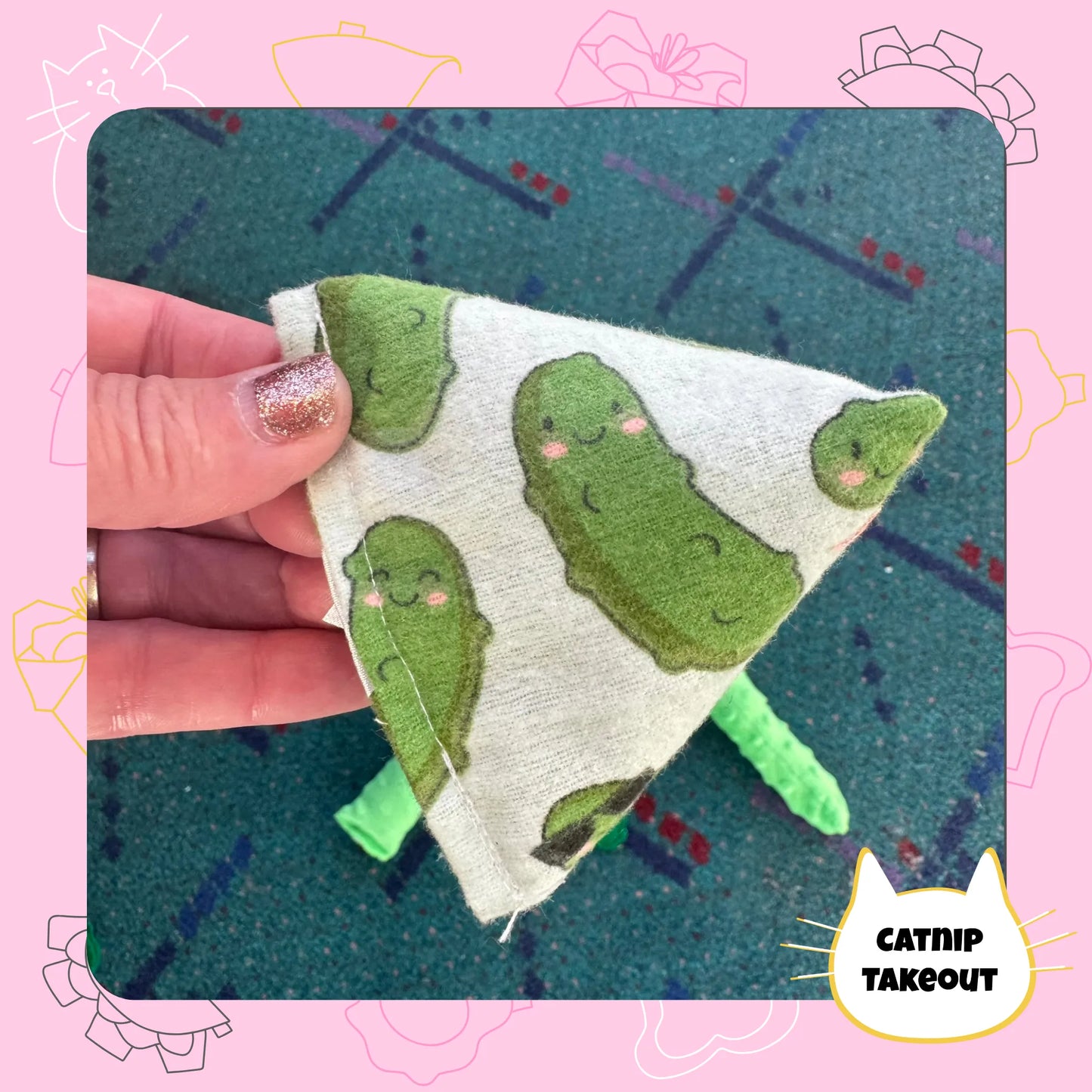 Pickle Catnip Cat Toy Happy Sack - CatnipTakeout