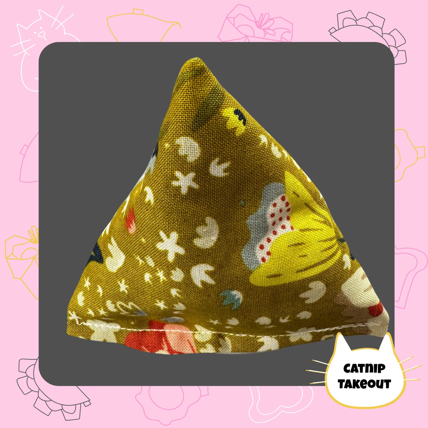 Mushroom Catnip Cat Toy Happy Sack - CatnipTakeout