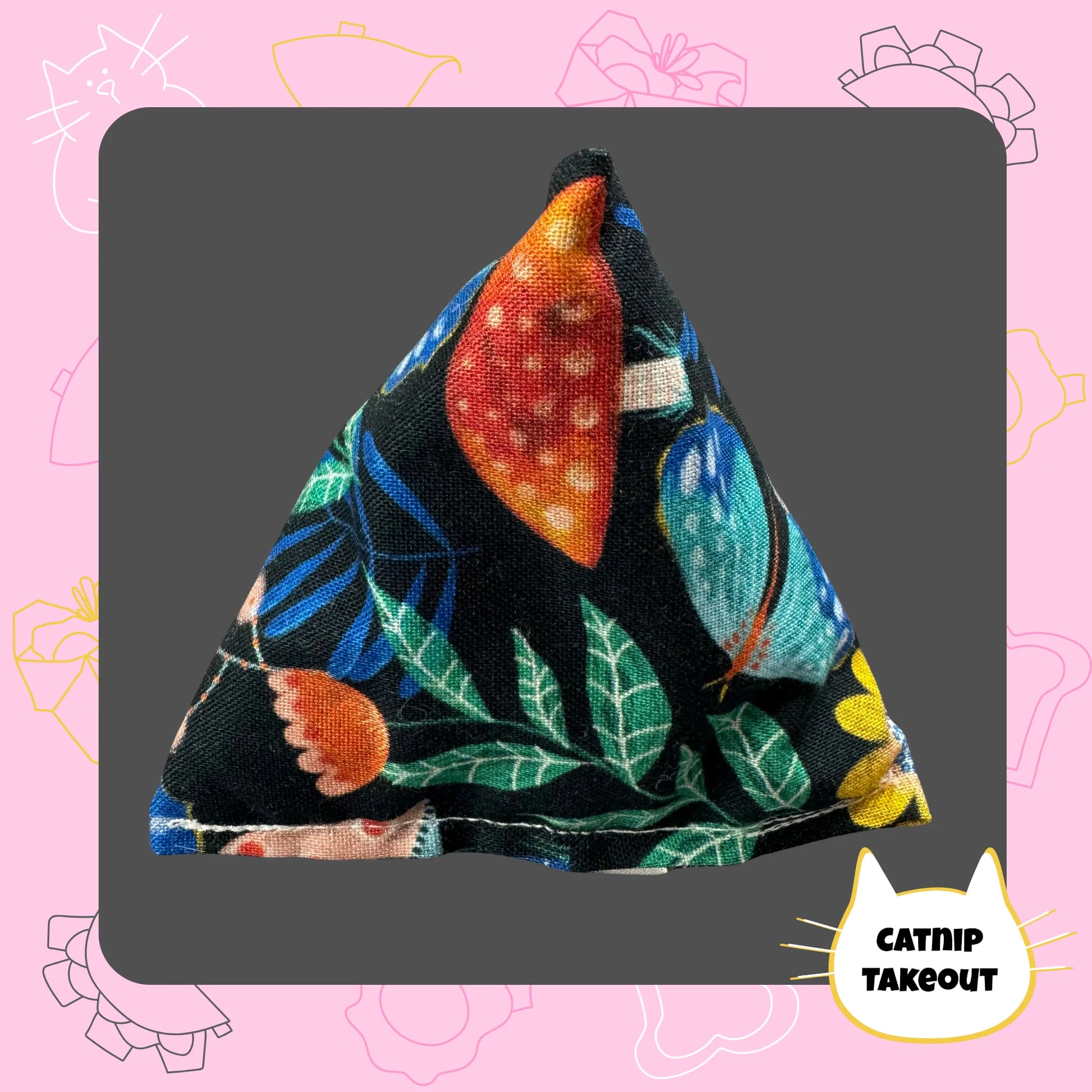Mushroom Catnip Cat Toy Happy Sack - CatnipTakeout
