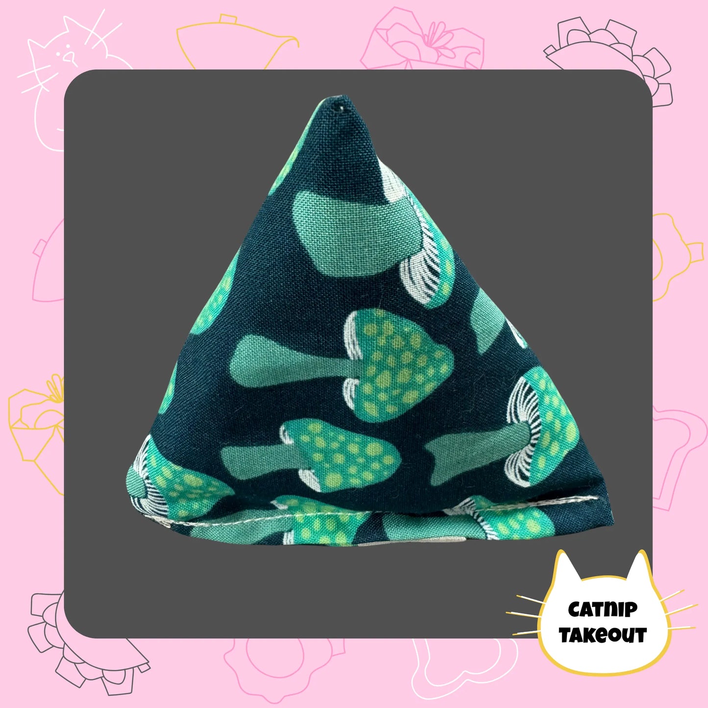 Mushroom Catnip Cat Toy Happy Sack - CatnipTakeout