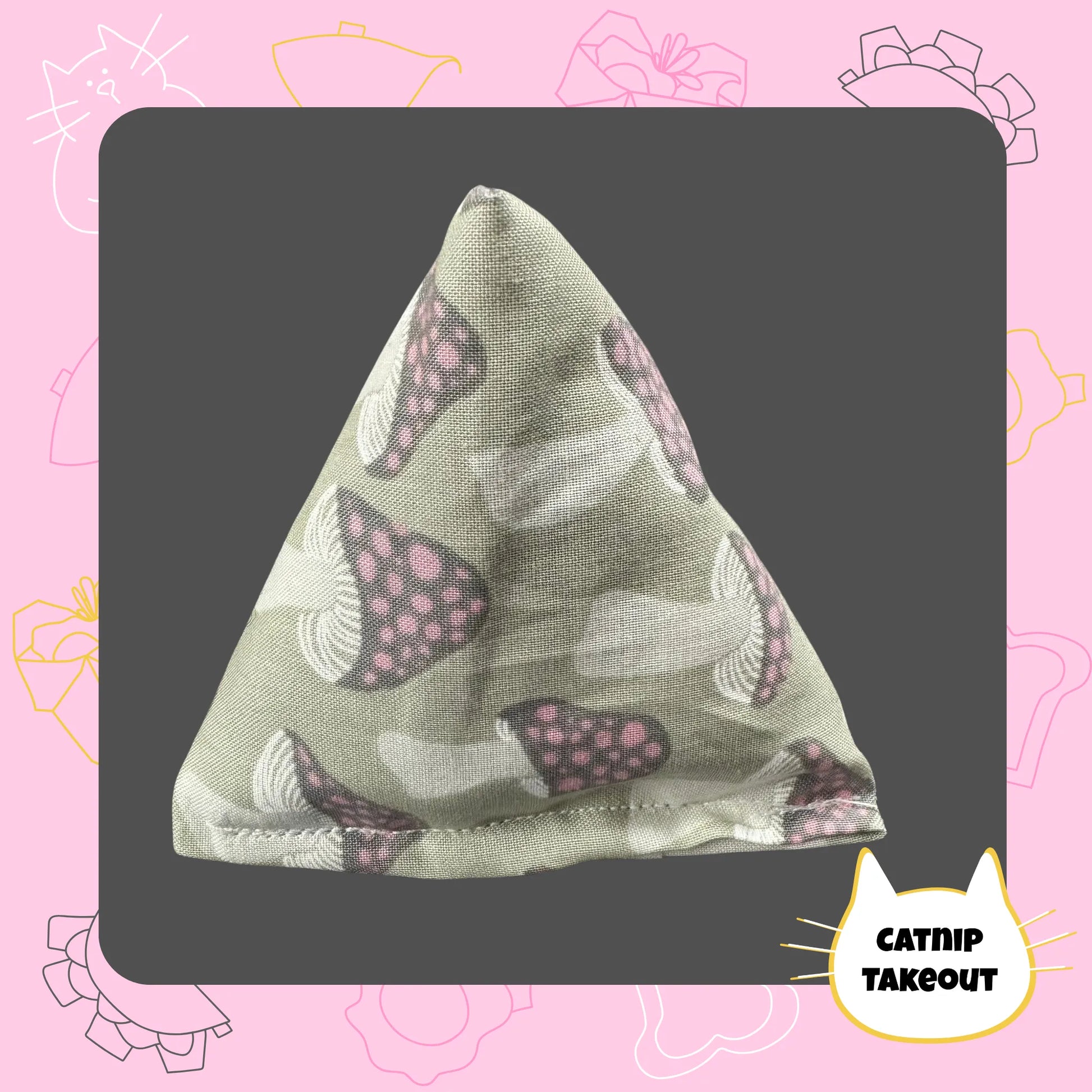 Mushroom Catnip Cat Toy Happy Sack - CatnipTakeout