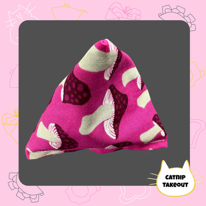 Mushroom Catnip Cat Toy Happy Sack - CatnipTakeout