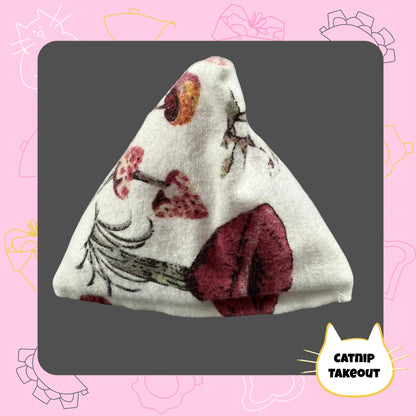 Mushroom Catnip Cat Toy Happy Sack - CatnipTakeout