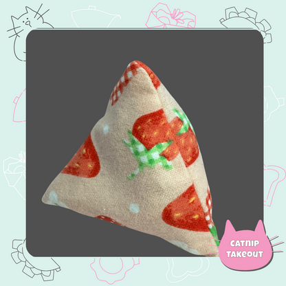 Strawberry Theme Catnip Dumpling