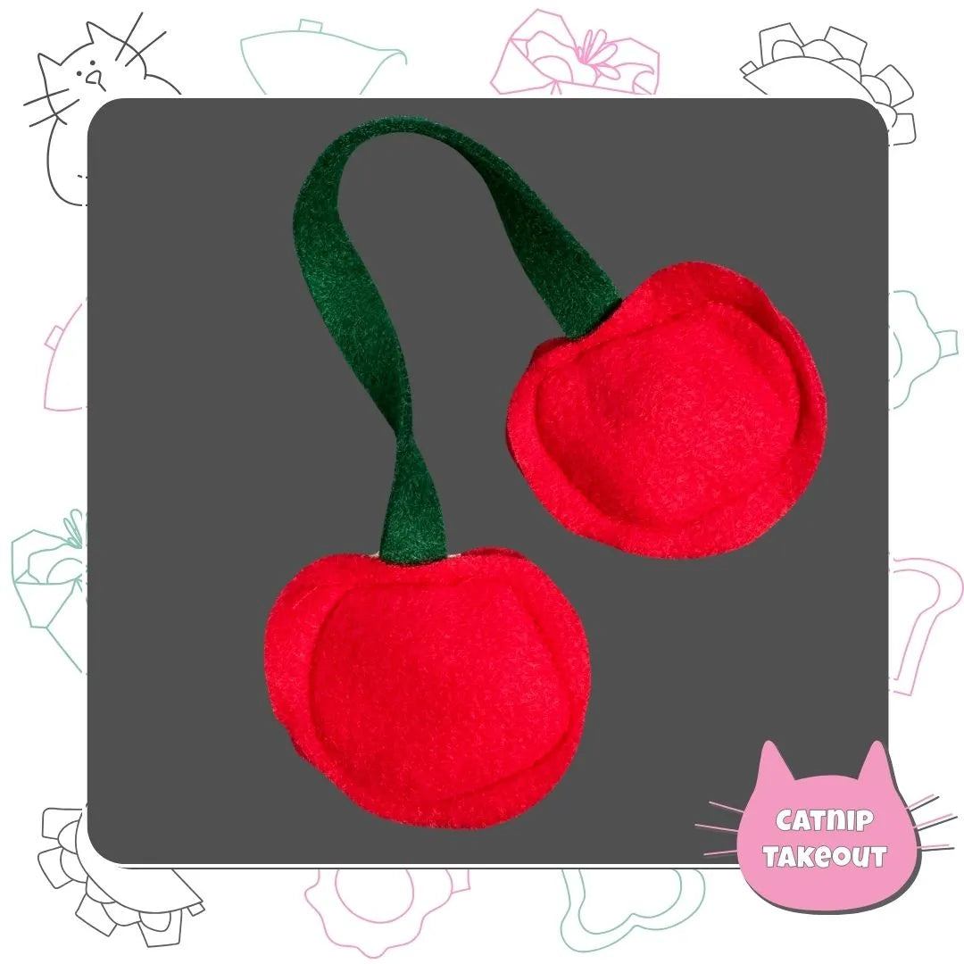 Cherries Catnip Toy