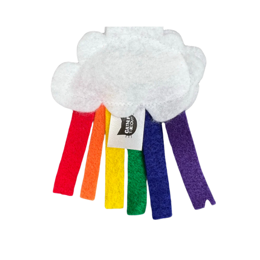 Rainbow Cloud Catnip Toy