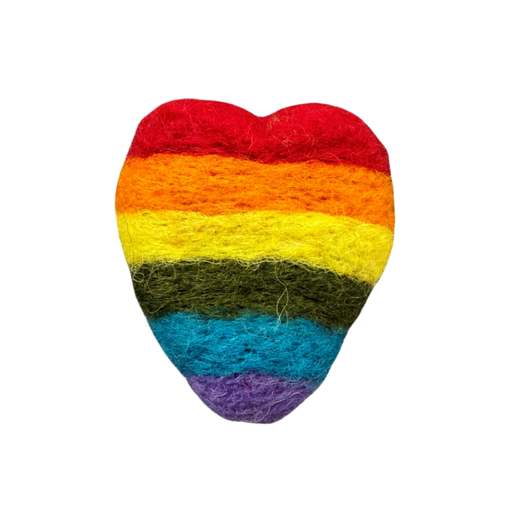 Heart Catnip Toy | Wool Felted Cat Toy - CatnipTakeout