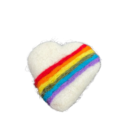 Heart Catnip Toy | Wool Felted Cat Toy - CatnipTakeout