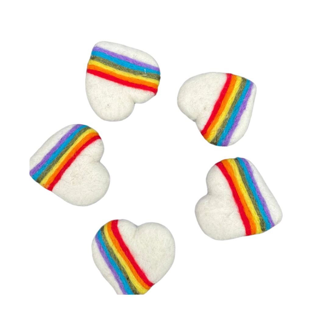 Heart Catnip Toy | Wool Felted Cat Toy - CatnipTakeout