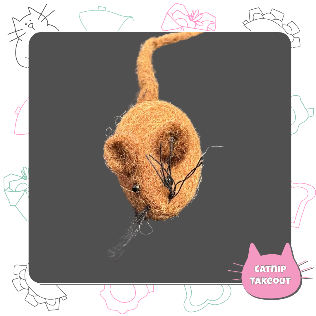 Mouse Cat Toy | Wool Felted