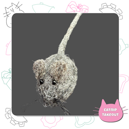 Mouse Catnip Toy | Wool Felted Cat Toy - CatnipTakeout