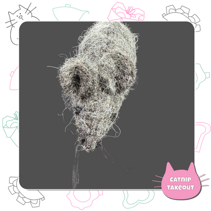 Mouse Cat Toy | Wool Felted & Stitched - CatnipTakeout