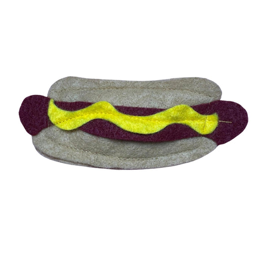 Hot Dog Catnip Toy