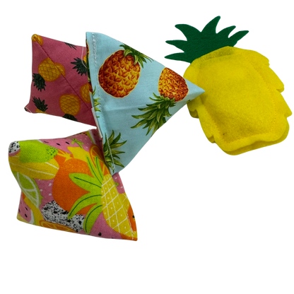 Pineapple Catnip Cat Toy Happy Sack