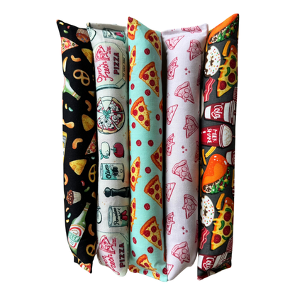 Interactive pizza cat toy for indoor cats filled with catnip to encourage exercise, mental stimulation, and active play behavior