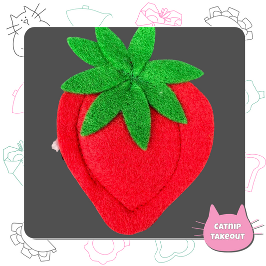 Strawberry Catnip Toy