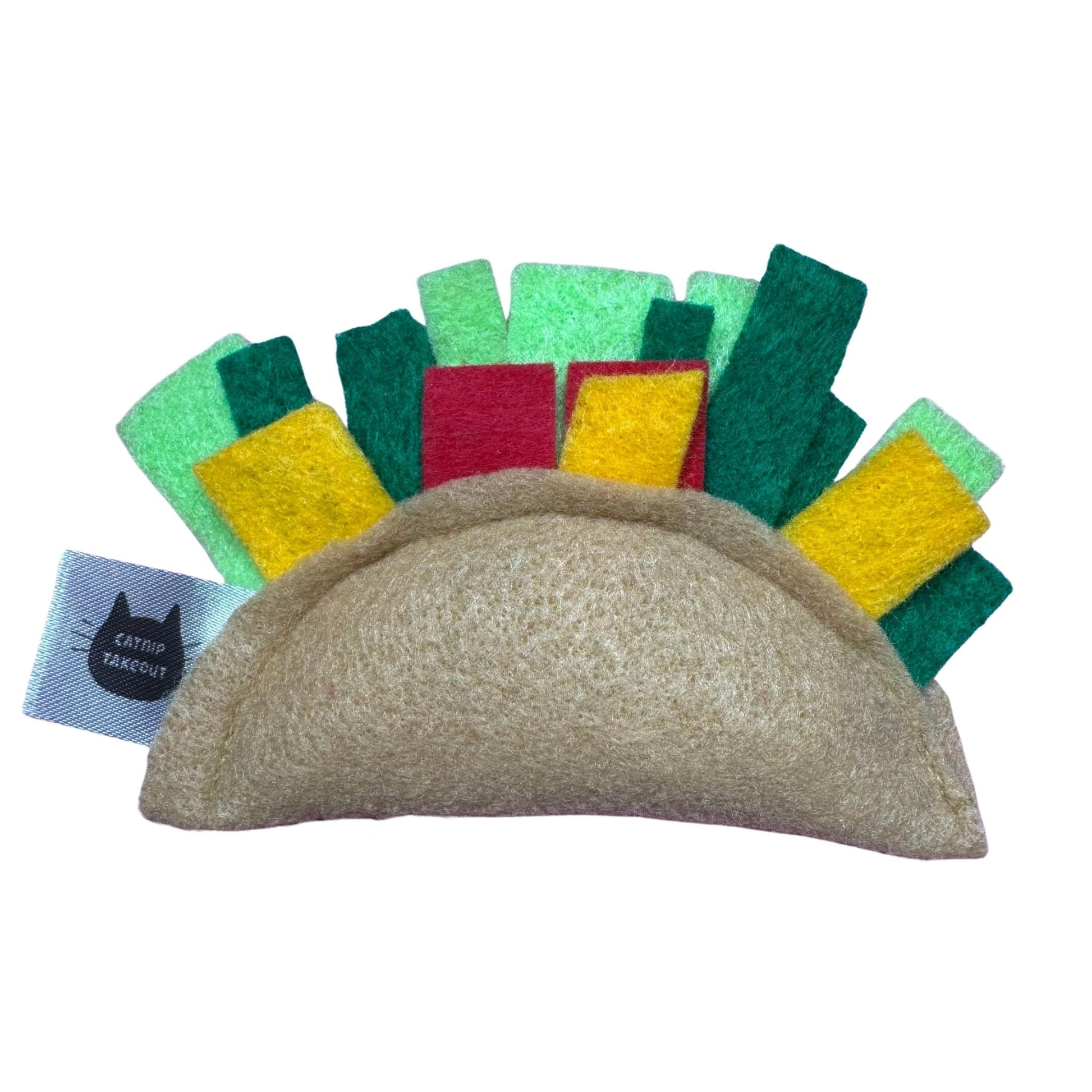 Taco Catnip Toy 🌮 - CatnipTakeout