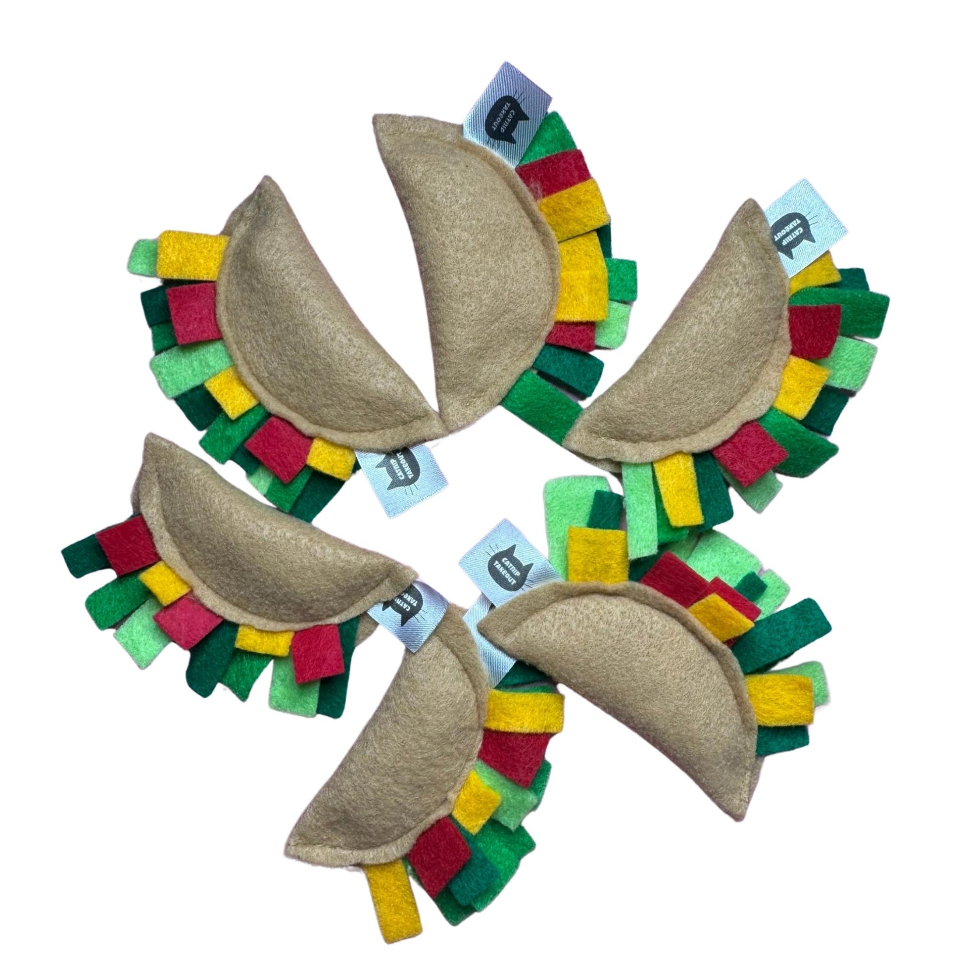 Taco Catnip Toy 🌮 - CatnipTakeout