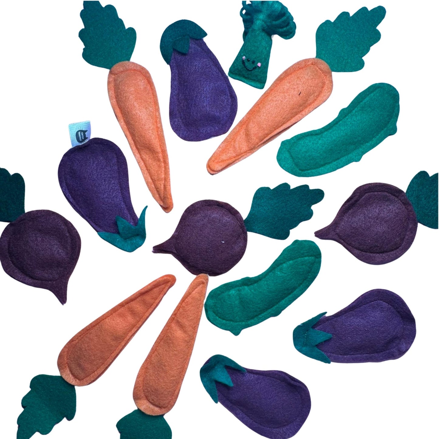 Eggplant Catnip Toy