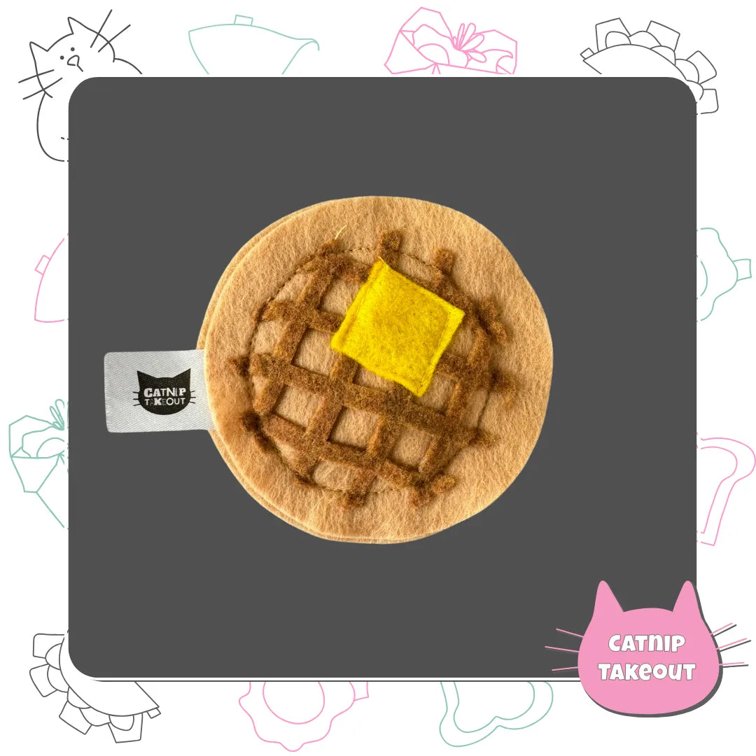 Waffle Catnip Toy
