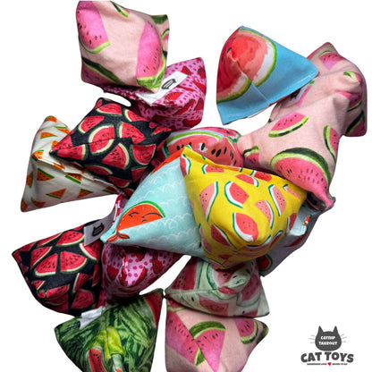Watermelon Catnip Cat Toy Happy Sack
